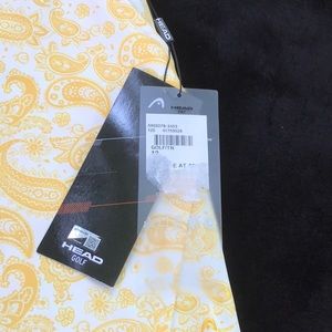 NWT Head Brigitte Golf Skort Dandelion White Paisley Print UV Protection Wicking